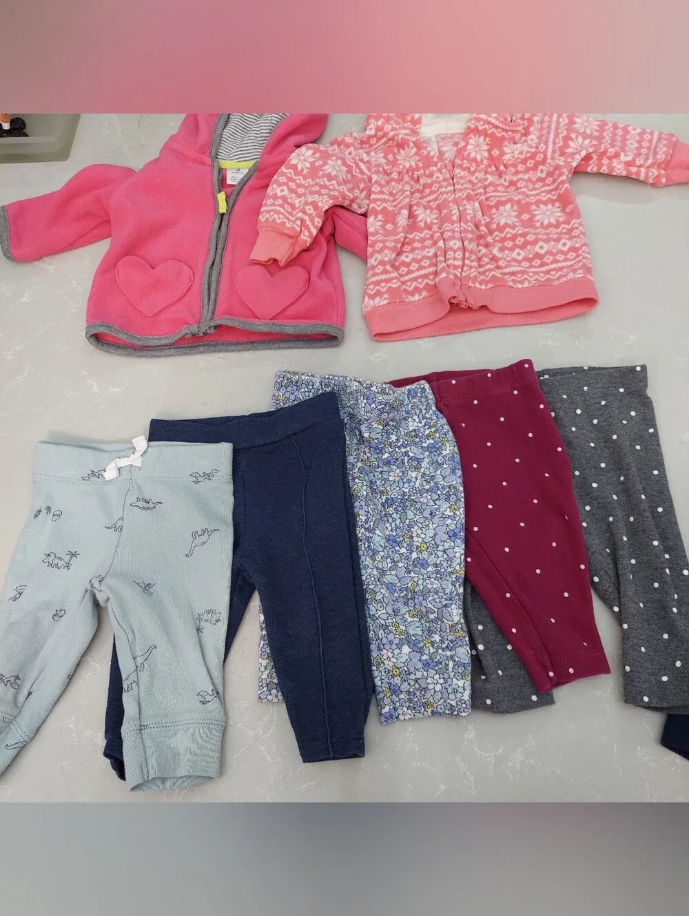 Baby Bundle, Size 3 Months, 4 Pants, 2 Hoodies
